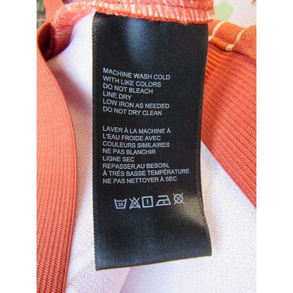 Urban Outfitters UO Dalila Flare Pants Womens S Low Rise Y2K Orange Floral Print - Picture 11 of 15